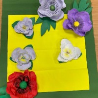 Мастер-класс с педагогами по изготовлению цветов