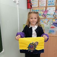 Немного фантазии и морская черепашка готова